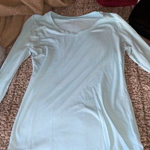 Light blue, long sleeve shirt